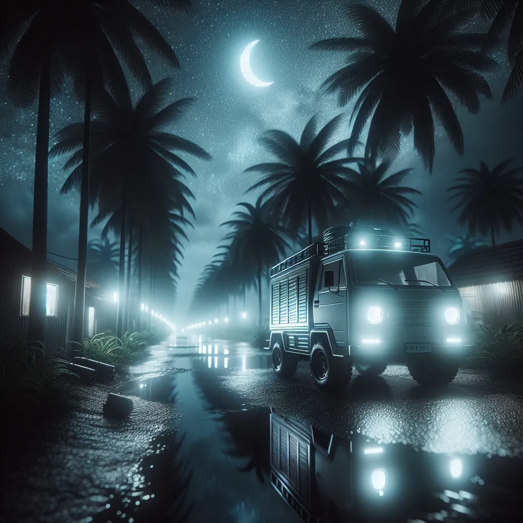 Fotografía nocturna de vehículos